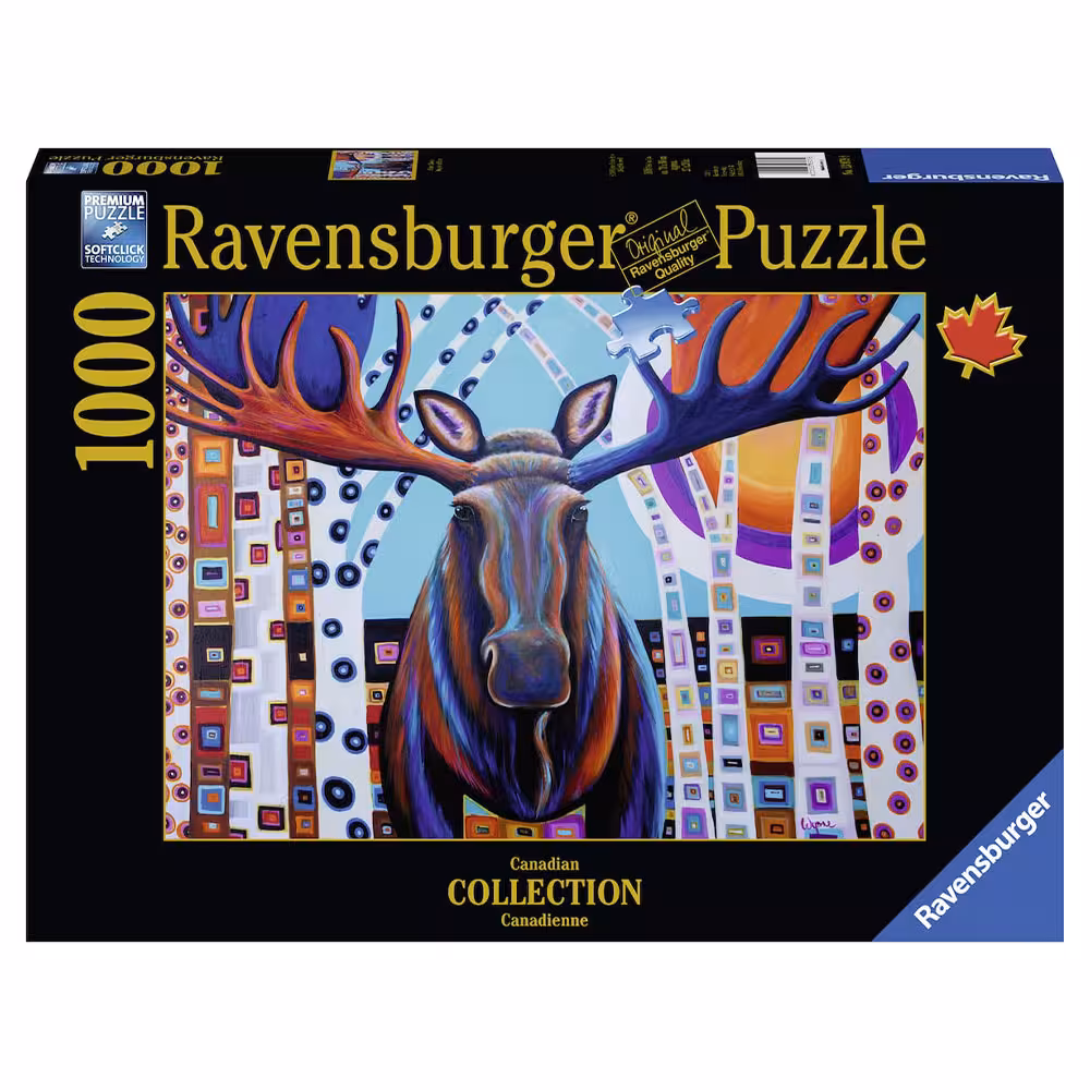 پازل 1000 قطعه Ravensburger طرح گوزن زمستانی