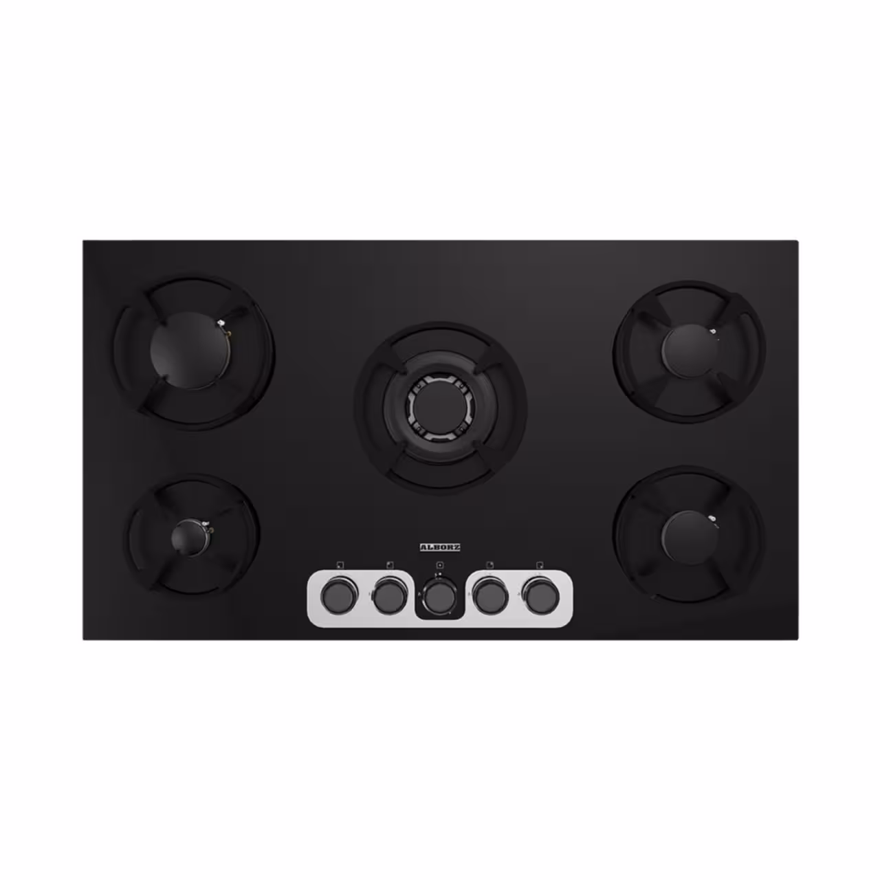 اجاق گاز صفحه ای شیشه‌ای استیل البرز G 5918