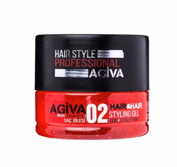 ژل مو آگیوا Agiva شماره 02 مدل Ultra Strong حجم 200 میل