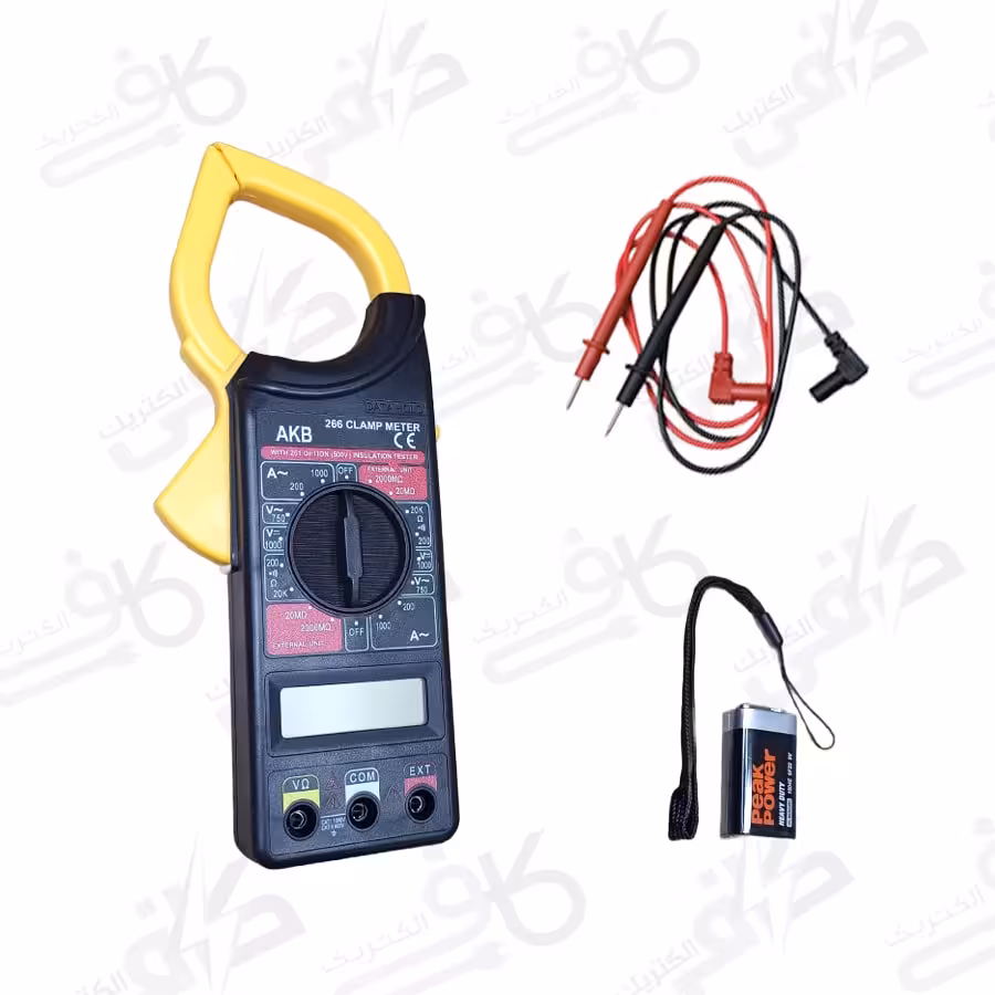 اهمتر دیجیتال کلمپ دار بزرگ کد 266