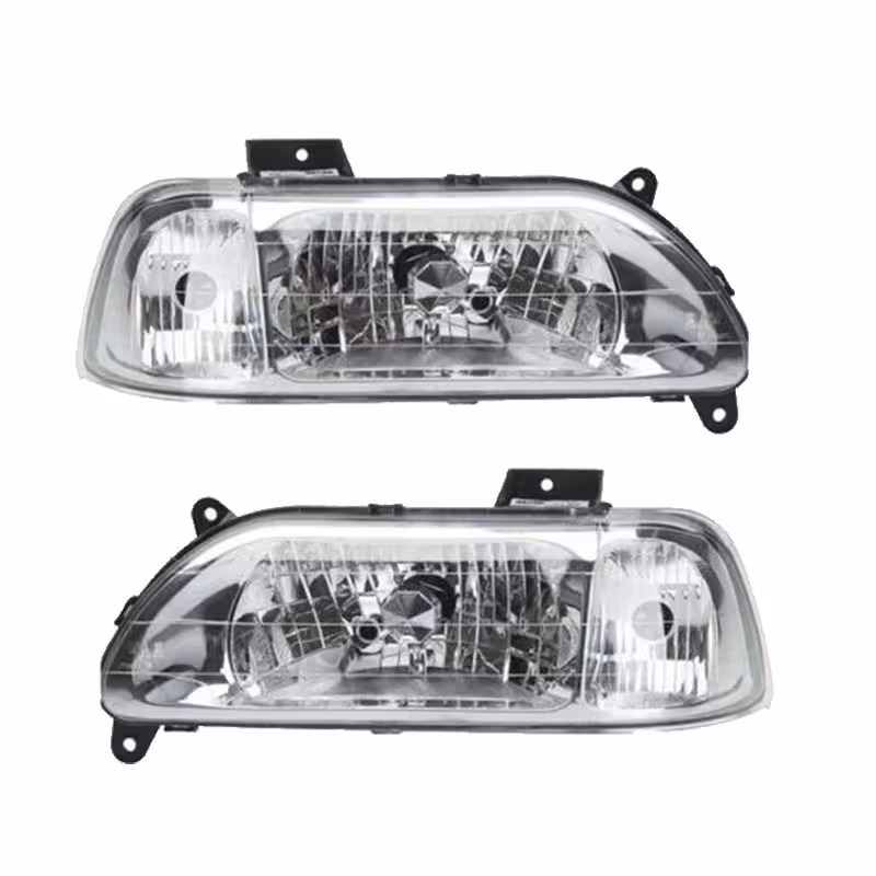 چراغ جلو پراید 131 بدون لامپ با اتومات دستی چپ/راست جمع ساز (دو عددی)