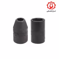 بکس فشار قوی مشکی کوتاه درایو 1/2 اینچ سایز 27 توسن مدل TP1274S-27