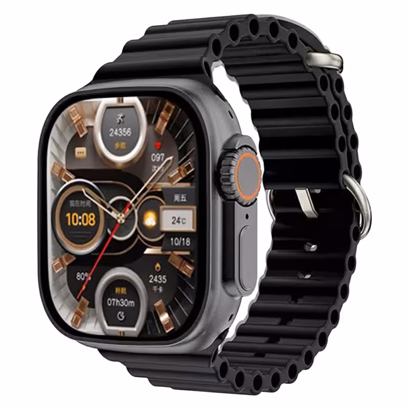 ساعت هوشمند مدل WS-75 ULTRA 2 صفحه نمایش رنگی، کنترل سطح اکسیژن خون بند سیلیکونی | کالا مکس