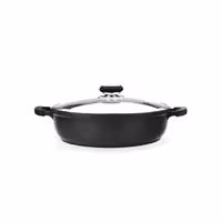 ماهیتابه دو دسته ( قابلمه کوتاه ) 24 گریپ زرساب