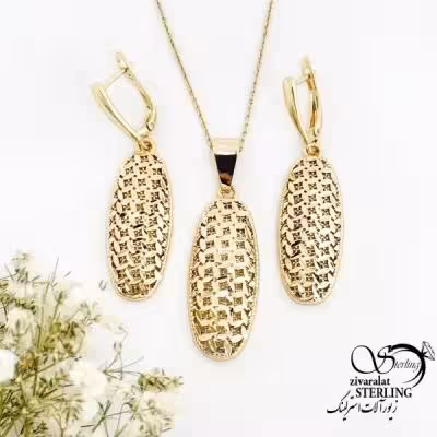 نیمست بیضی حصیری مشابه طلا برند ژوپینگ کد 19702