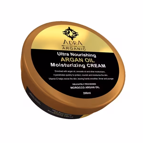 کرم مرطوب کننده دست و صورت کاسه ای آدرا حاوی روغن آرگان حجم 200 میلی لیتر