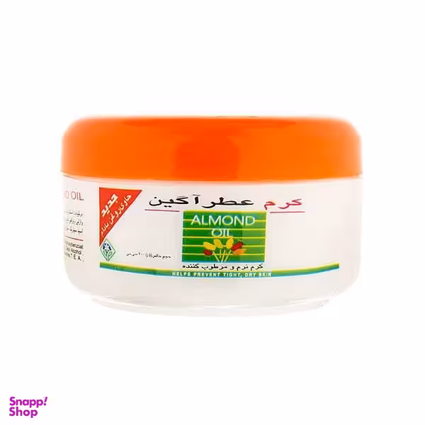 کرم مرطوب کننده عطرآگین (Atragin) مدل Almond Oil حجم 200 میلی‌لیتر