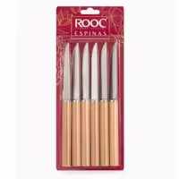 چاقو اسپیناس چوبی ROOC (6 عددی)