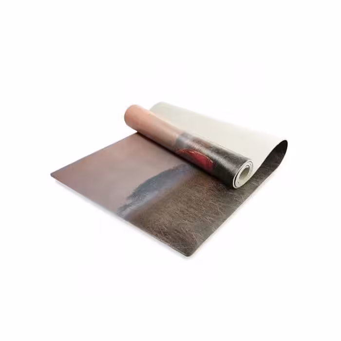 زیرانداز ورزشی بدنسازی مت یوگا 6 میلیمتری پلیمر MZA قهوه ای