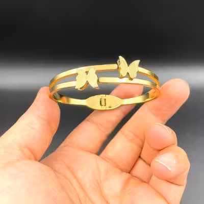 دستبند النگویی استیل 016