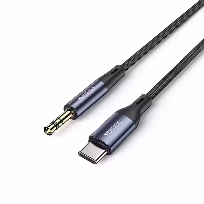 کابل تبدیل Type-C به AUX یسیدو مدل YAU-36 طول 1 متر