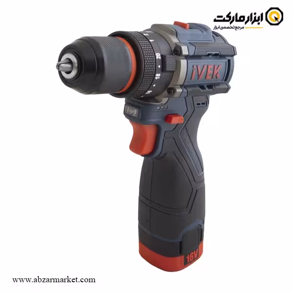 دریل شارژی چکشی ایوک براشلس لیتیوم 16 ولت مدل K-7226B