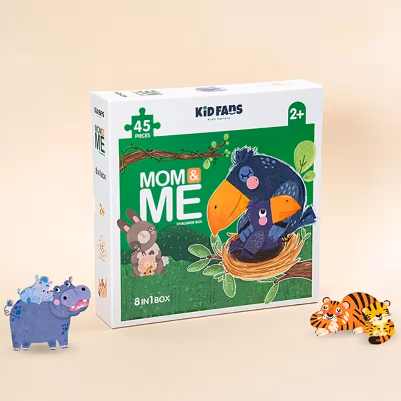 پازل کودک 45 تکه مدل من و مامان KID FANS MOM &amp; ME کد KS2435