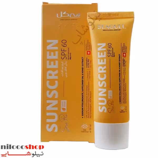کرم ضد آفتاب رنگی سی گل 60 SPF بژ روشن حجم 50 میلی لیتر