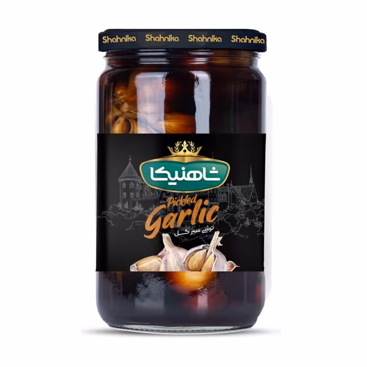 ترشی سیرگل 670g شاهنیکا