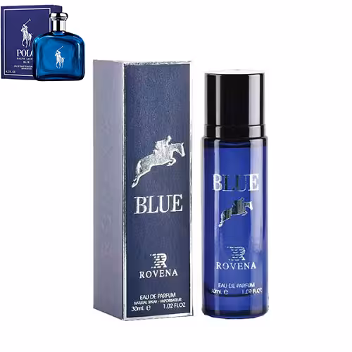 عطر ادکلن مینی رالف لورن پولو آبی روونا | Ralph Lauren Polo Blue Rovena حجم 30 میل استوانه ای (شرکتی)