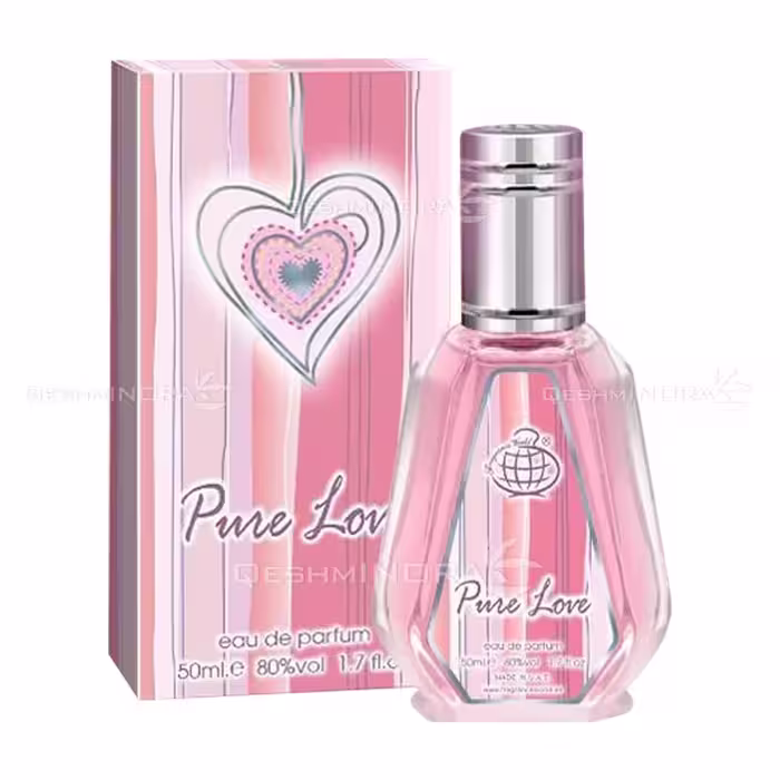 ادکلن 50 میل پور لاو فرگرانس ورد Pure Love Fragrance World - فروشگاه قشم اینورا