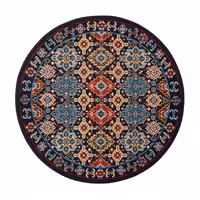 گلیم ماشینی دنیای فرش مدل آفتاب