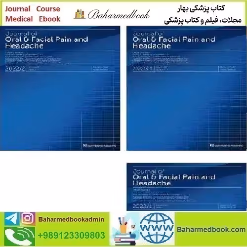 Journal of Oral & Facial Pain & Headache 2022 Full Archives