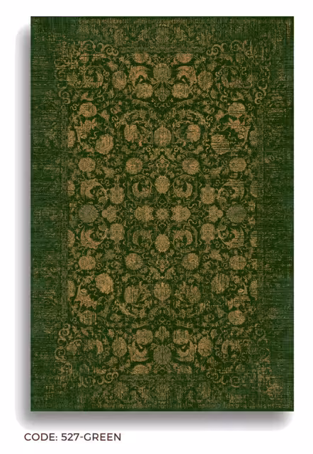 فرش هیوا کلکسیون بوستان کد 527 سبز