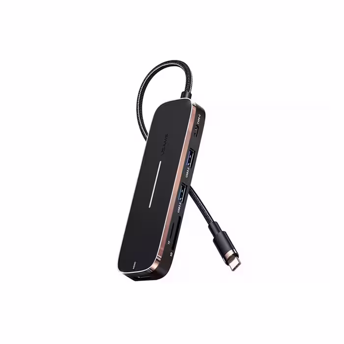 هاب تایپ سی 6 پورت یوسامز Usams SJ578 hup01 hdmi port