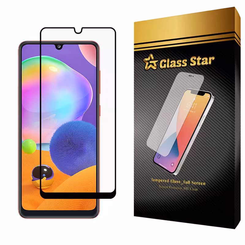 محافظ صفحه نمایش گلس استار مدل FULL مناسب برای گوشی موبایل سامسونگ Galaxy A31 | کالا برتری