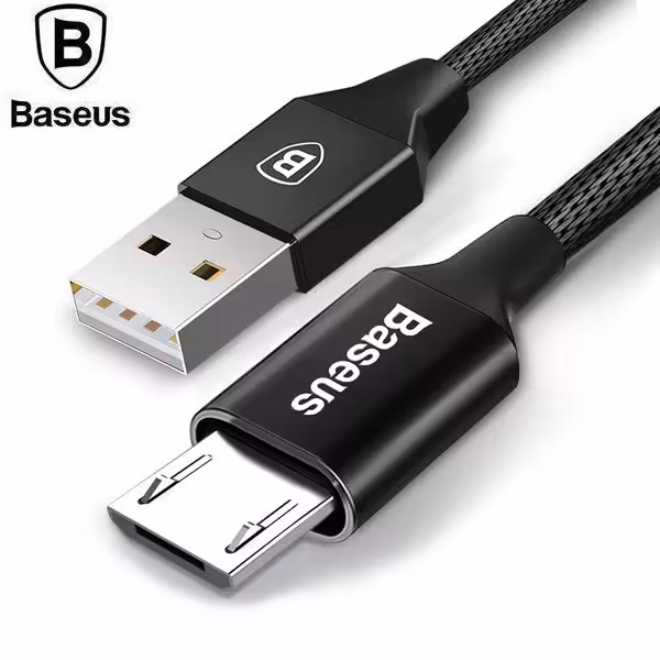 کابل تبدیل 1.5 متری USB به MicroUSB باسئوس مدل Yiven CAMYW-B01