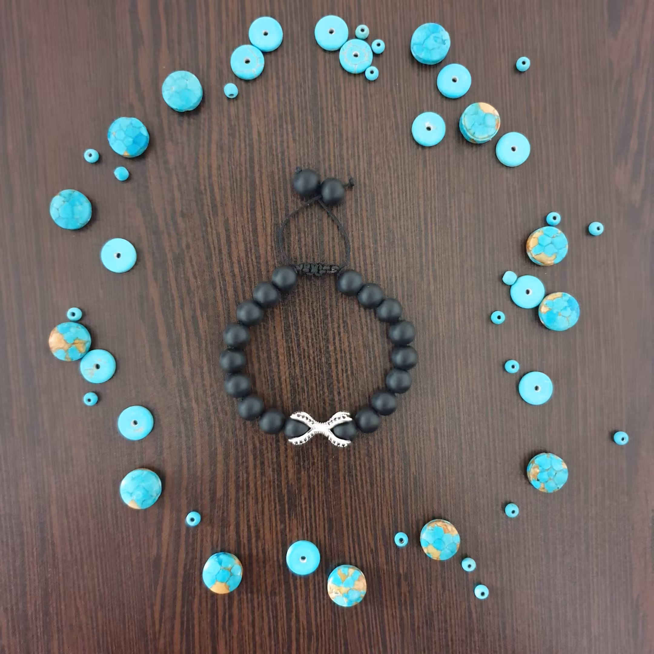 دستبند سنگ اونیکس