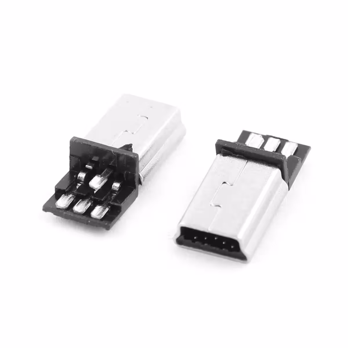 کانکتور نری Mini USB ذوزنقه سرکابلی – تولیدی