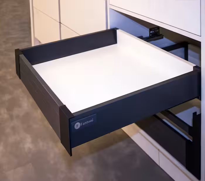 ریل بدنه دار دبل باکس اینر کوتاه با فرانت آلومینیوم عمق 35 فانتونی کد B022