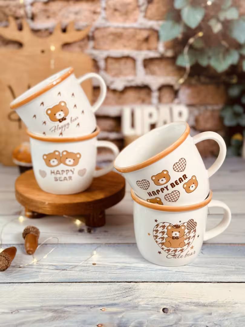 ماگ ساده طرح تدی کد 7691