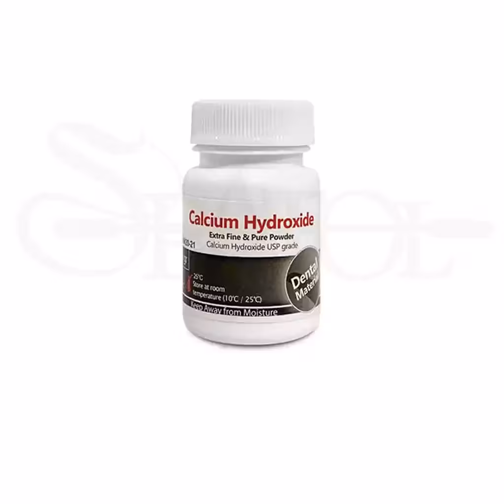 پودر کلسیم هیدروکساید 25 گرم calcium Hydroxide powder برند مروابن Morvabon