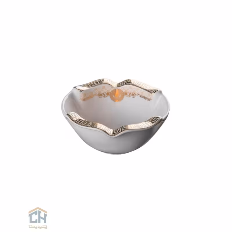 پیاله سرامیکی گرد بزرگ گلدکیش ست 6 تایی طرح Versace مدل GK623886
