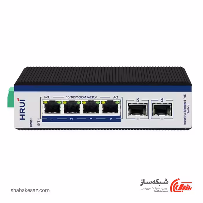 قیمت و خرید سوئیچ صنعتی اچ ار یو ای HRUI HR600-AFGM-42S - شبکه ساز