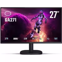 مانیتور گیمینگ کولر مستر GA2711 سایز 27 اینچ WQHD ips با زمان پاسخگویی 1 میلی‌ثانیه و نرخ تازه‌سازی 100 هرتز
