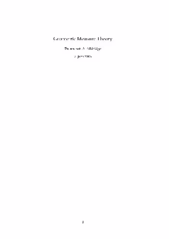 خرید و دانلود نسخه کامل کتاب Geometric Measure Theory 001