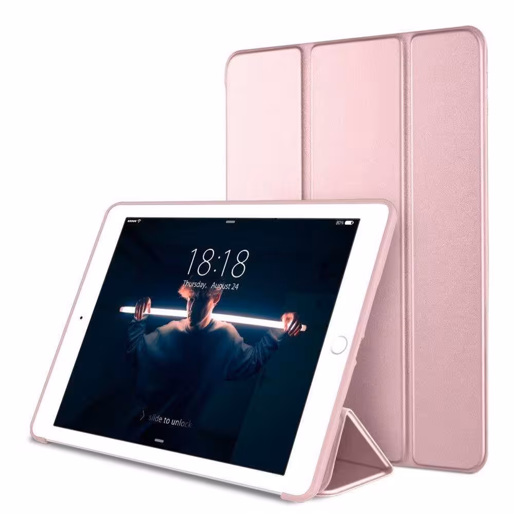 کیف چرمی آیپد (صورتی کمرنگ) Apple iPad mini 5 2019 Smart Case