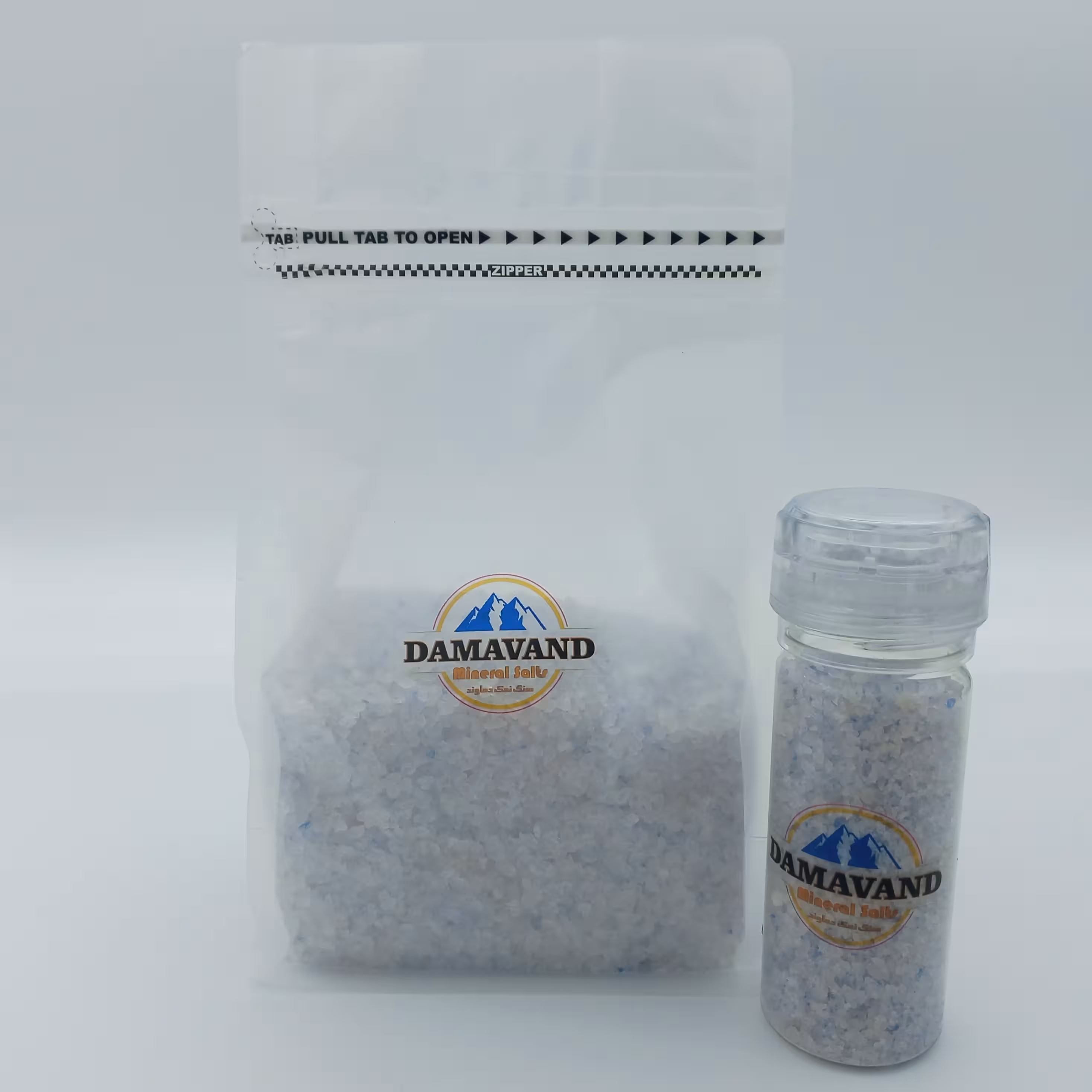 نمک آبی دانه بندی عدسی بسته یک کیلوگرمی و نمک ساب حاوی 150 گرم نمک مناسب فشار خون و بیماری های قلبی و عروقی و دیابت