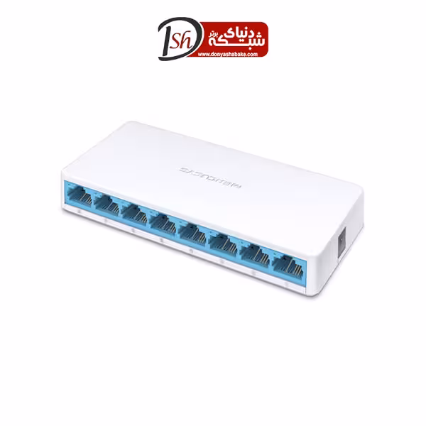 سوییچ 8 پورت مرکوسیس مدل MS108 - دنیای شبکه برتر