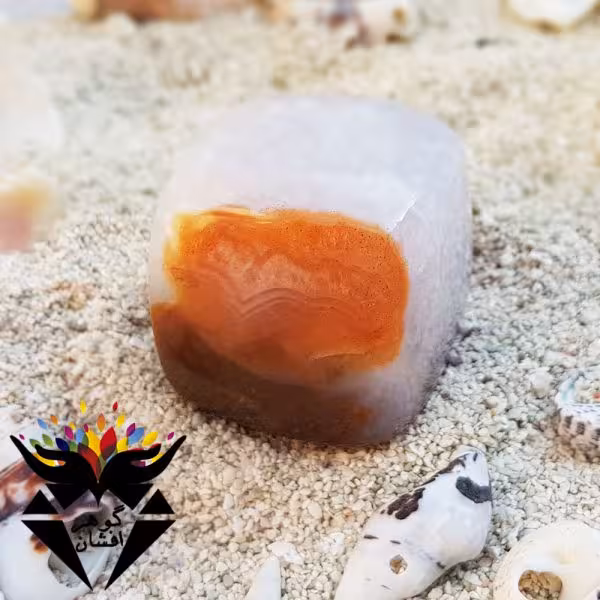 مکعب عقیق سلیمانی اصل H3104