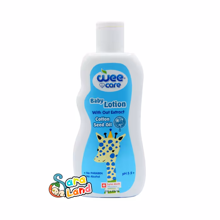 لوسیون بدن کودک وی کر حاوی روغن پنبه دانه و عصاره جو حجم 200 میلی لیتر