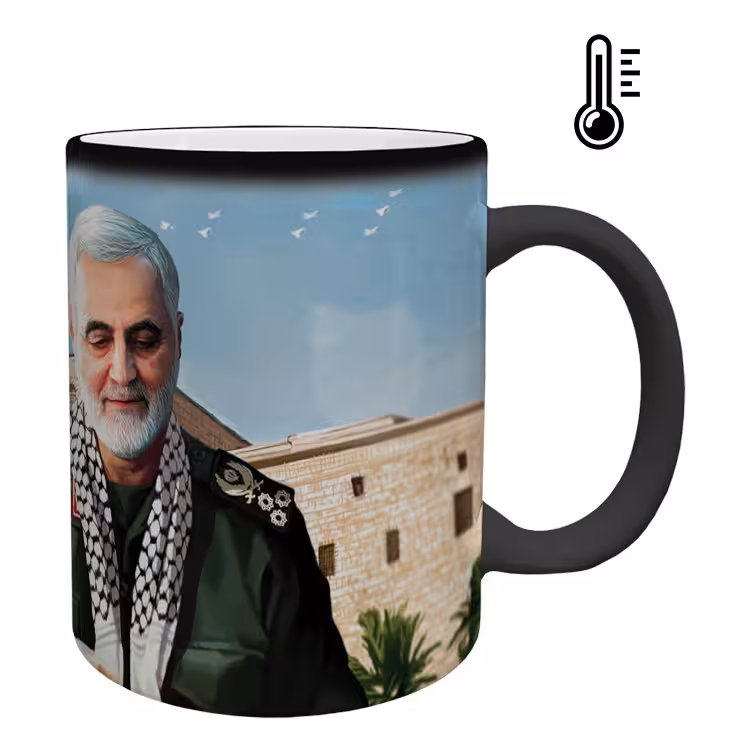خرید ماگ-لیوان حرارتی  سردار سلیمانی کد 52