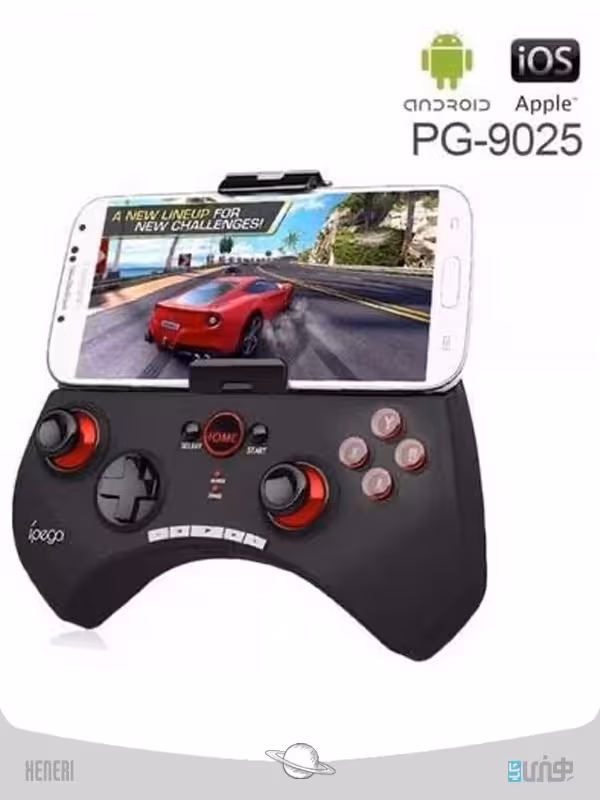 گیم‌کنترولر بلوتوث برند آی‌ پگا Ipega 9025 multimedia Bluetooth gamepad