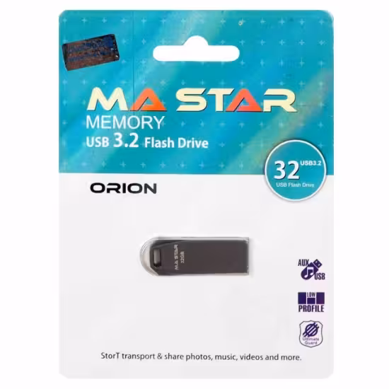 فلش مموری ام ای استار مدل Orion USB 3.2 ظرفیت 32 گیگابایت