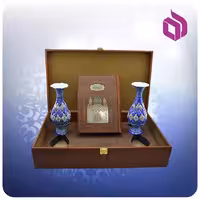 مثنوی معنوی وزیری با دو گلدان مینا 20