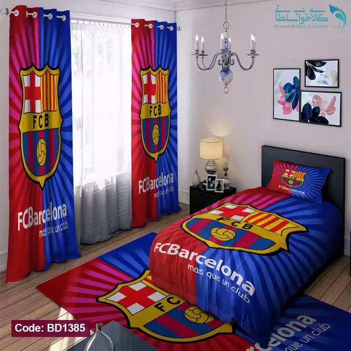 روتختی طرح بارسلونا یکنفره کد BD1385