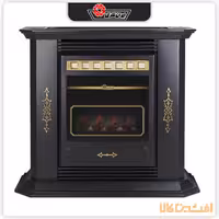 بخاری دودکش دار ایران شرق مدل 29000 (بنیامین CH290) طرح مدرن مشکی