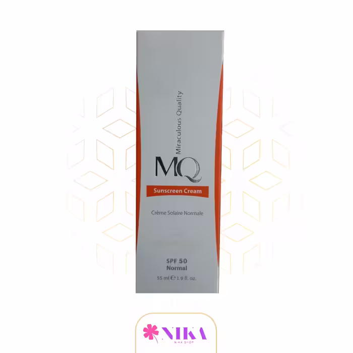 کرم ضد آفتاب بژ طبیعی MQ SPF 50 مناسب پوست نرمال – 55 میل