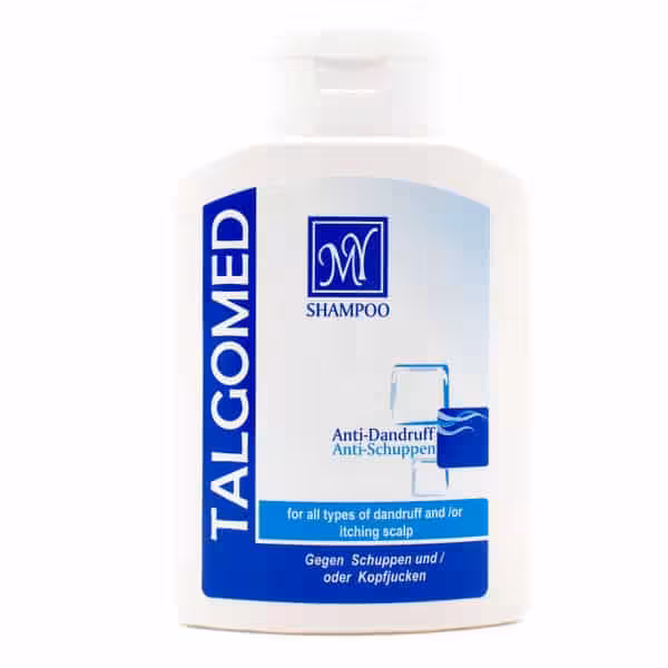 شامپو ضد شوره مای مدل Talgomed برای انواع موها حجم 200ml