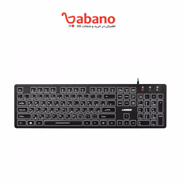 کیبورد گرین مدل GK401 باحروف فارسی